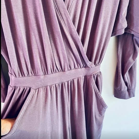 Gorgeous Kiya Tomlin Lavender Crossover Jumpsuit, - Picture 9 of 10